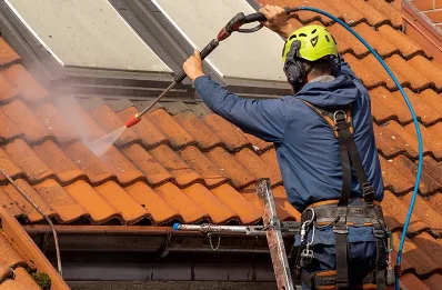 Démoussage et hydrofuge de toiture à Ribemont